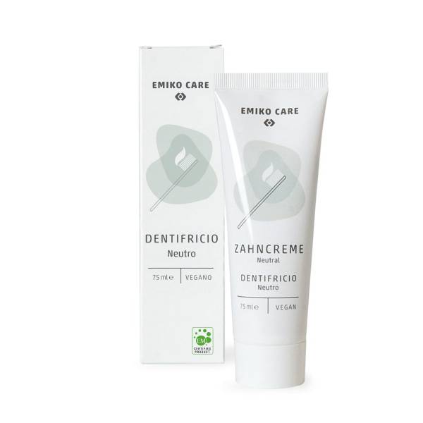 EMIKO Care Zahncreme Neutral, 75 ml Tube